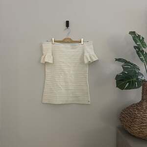 Ted Baker‎ Misteey Bardot White Knitted Top